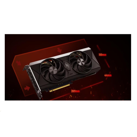 ACER Grafická karta Nitro Radeon RX 9060 XT OC,16GB,2.53 GHz