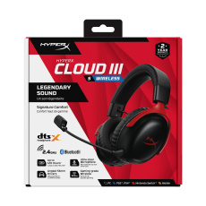 HyperX Cloud III S Wireless Black-Red Gaming Headset HyperX Cloud III S Wireless Black-Red Gaming Headset