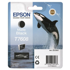 Čierny atrament EPSON ULTRACHROME HD "Scythe" - matná čierna - T7608 (25,9 ml) Čierny atrament EPSON ULTRACHROME HD "Scythe" - matná čierna - T7608 (25,9 ml)