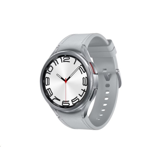 BAZAR - Samsung Galaxy Watch 6 Classic (47 mm), EU, stříbrná - rozbaleno