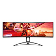AOC MT VA LCD WLED 48.8" AG493UCX2 - VA panel, 165Hz, 5120x1440, 3xHDMI,DP, USB-C, USB 3.1, repro, nast. vyska, zakriven