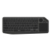 C-TECH Klávesnice WLTK-02, Bezdrátová, Touchpad, černá