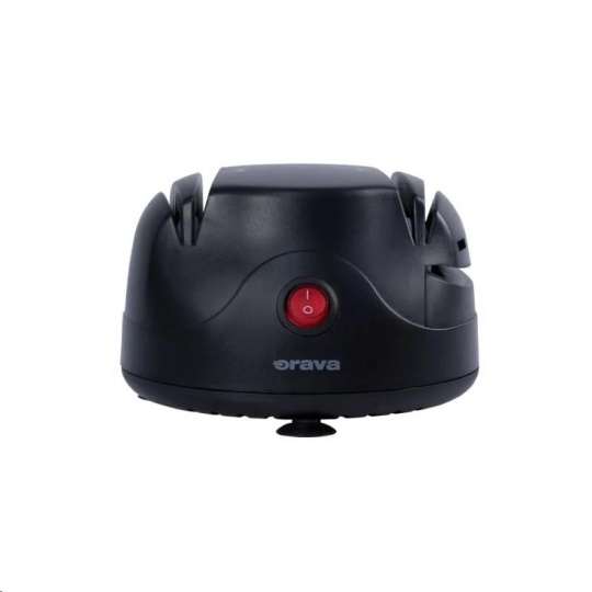 ORAVA elektrická bruska na nože a nůžky, dvoustupňový ostřící systém, kompaktními rozměry, černá ORAVA elektrická bruska na nože a nůžky, dvoustupňový ostřící systém, kompaktními rozměry, černá