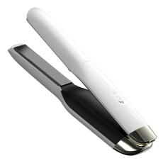 GHD Unplugged žehlička na vlasy, bezdrátová, USB-C, automatické vypnutí, bílá