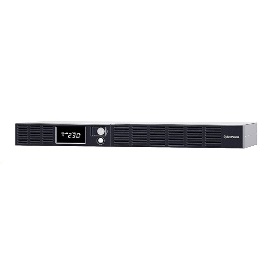 BAZAR - CyberPower GreenPower Office LCD II RM UPS 600VA/360W, 1U - Poškozený obal (Komplet)