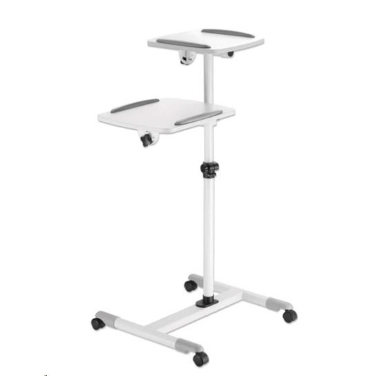 MANHATTAN vozík pro projektor/laptop, šedo-bílá MANHATTAN vozík pro projektor/laptop, šedo-bílá