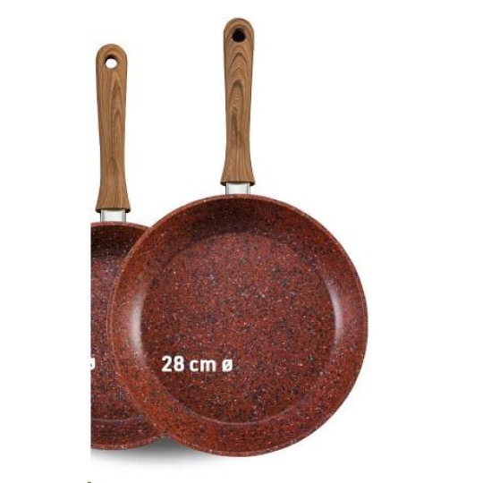 BAZAR - Livington Copper & Stone Pan 28 cm - Poškozený obal (Komplet)