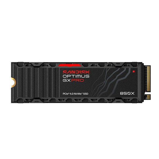 SANDISK SSD OPTIMUS GX PRO 850X NVMe 8TB PCIe, Gen4, (R:7200, W:6600MB/s), chladič SANDISK SSD OPTIMUS GX PRO 850X NVMe 8TB PCIe, Gen4, (R:7200, W:6600MB/s), chladič