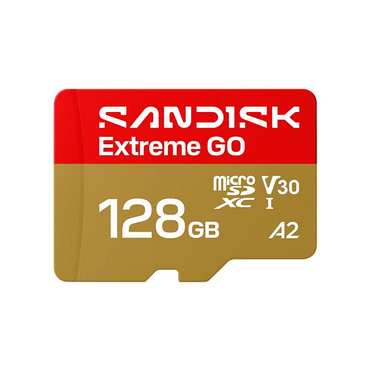 SanDisk micro SDXC karta 128GB Extreme GO (240 MB/s , UHS-I U3 V30)