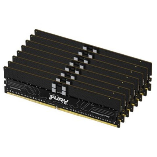 BAZAR KINGSTON DIMM DDR5 256GB (Kit of 8) 6400MT/s CL32 ECC 2Rx8 FURY Renegade Pro EXPO (ROZBALENO, PLNÁ ZÁRUKA)