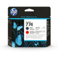 HP 774 Matte Black/Chromatic Red Printhead