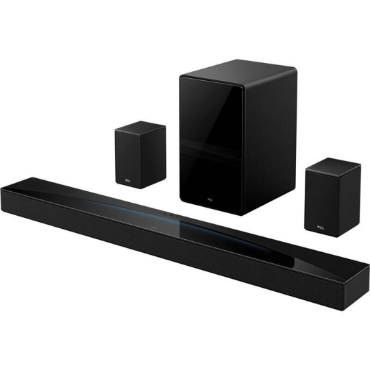 TCL Q85HE soundbar 7.1.4, 860 W, Bluetooth 5.1, WiFi 5, Dolby Atmos, Dolby TrueHD, Dolby Digital Plus, subwoofer, černá