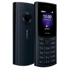 BAZAR - Nokia 110 Dual SIM, 4G, černo-modrá (2023), (CZ, SK, HU) - Poškozený obal (Komplet)