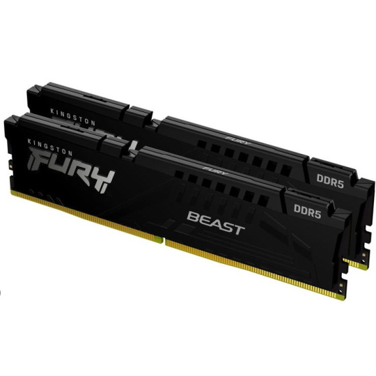 DDR5 DIMM 16GB 5200MHz CL40 (Kit of 2) KINGSTON FURY Beast Black