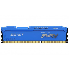 KINGSTON DIMM DDR3 8GB 1600MT/s CL10 FURY Beast Modrá