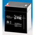 Batéria - CTM CT 12-5 (12V/5Ah - Faston 187), životnosť 5 rokov