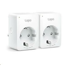 TP-Link Tapo P100(2-pack)(EU) chytrá WiFi mini zásuvka (2300W,10A,2,4 GHz,BT)