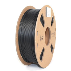 GEMBIRD Tlačová struna (filament) PLA PLUS, 1,75 mm, 1 kg, čierna