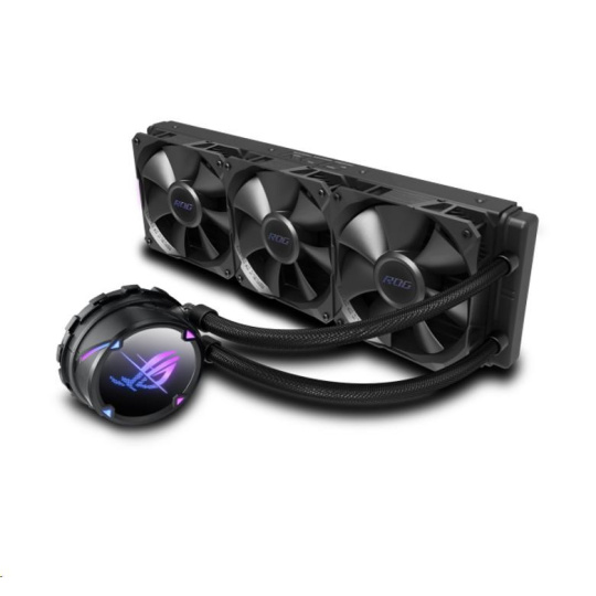 Vodný chladič procesora ASUS AIO ROG STRIX LC II 360, 3x120 mm