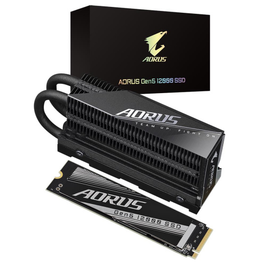 GIGABYTE SSD 2TB AORUS 12000, M.2 2280, PCI Gen5 NVMe