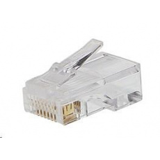 PREMIUMCORD RJ45 8pin konektor - drôt, balenie 10 ks vo vrecku