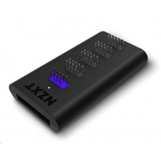 Rozbočovač USB NZXT AC-IUSBH-M3, interný, 4xUSB 2.0 výstup, 1xUSB 2.0 vstup, 1xSATA, utesnené magnetické telo, čierna farba