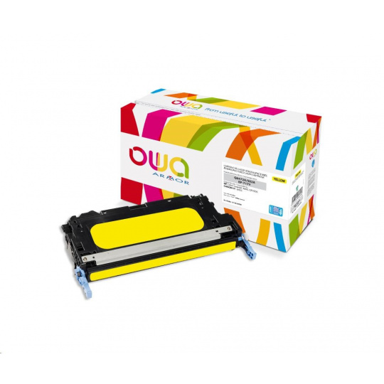 OWA Armor toner pre HP Color Laserjet 3600 CP3505, 8000 strán, Q6472A JUMBO, žltá/žltá