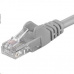 PREMIUMCORD Patch kábel UTP RJ45-RJ45 CAT5e 25m sivý