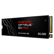 SANDISK SSD OPTIMUS GX PRO 8100 NVMe 8TB PCIe, Gen4, (R:14900, W:14000MB/s), bez chladiče SANDISK SSD OPTIMUS GX PRO 8100 NVMe 8TB PCIe, Gen4, (R:14900, W:14000MB/s), bez chladiče