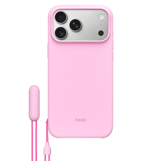 Apple Beats iPhone 17 Pro Max Kickstand Case with MagSafe and Camera Control - Pebble Pink Apple Beats iPhone 17 Pro Max Kickstand Case with MagSafe and Camera Control - Pebble Pink