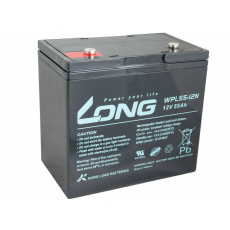 LONG batéria 12V 55Ah M6 LongLife 12 rokov (WPL55-12N)