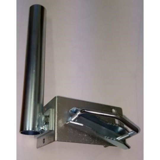 Držák antény na stožár pro NanoStation s náklonem, galvanický zinek, délka 7cm Držák antény na stožár pro NanoStation s náklonem, galvanický zinek, délka 7cm