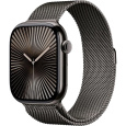 Apple Watch Series 10 GPS + Cellular 42mm Slate Titanium Case with Slate Milanese Loop