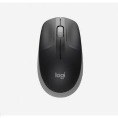 Bezdrôtová myš Logitech M190 Full-Size, stredne sivá