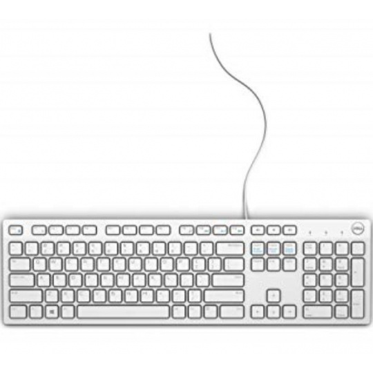 DELL Multimedia Keyboard-KB216 - German (QWERTZ) - White