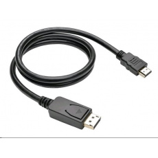 C-TECH DisplayPort/HDMI kábel, 3 m, čierny