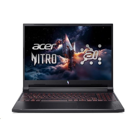 ACER NTB Nitro V 16S (ANV16S-71-76ZB),Core 7 240H,16"WQXGA,32GB,1TB SSD,RTX 5060,Linux,Black