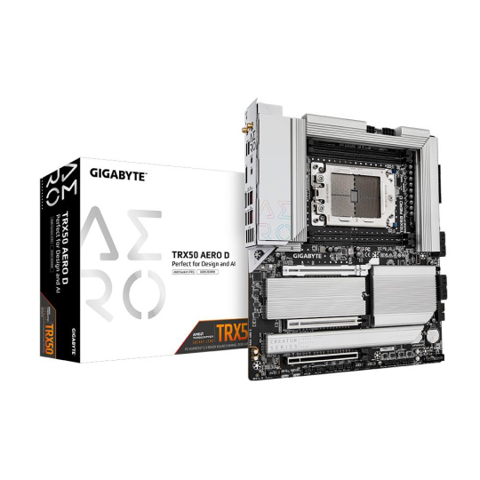 GIGABYTE MB Sc sTR5 TRX50 AERO D, AMD TRX50, 4xDDR5, WI-FI, E-ATX