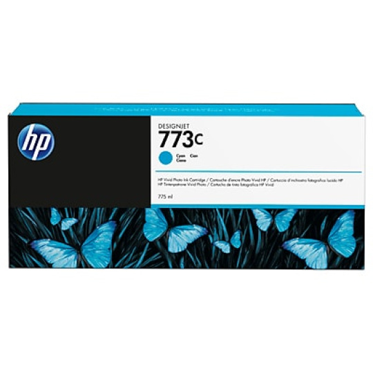 HP 773C Cyan DJ Ink Cart, 775 ml, C1Q42A