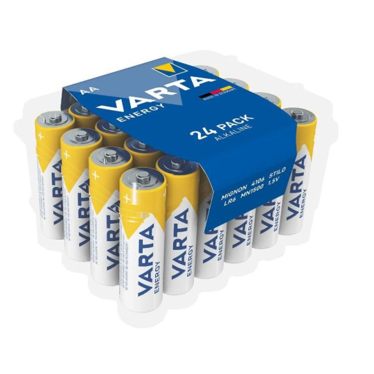 BAZAR - Varta LR6/24 Pack ENERGY 4106 - AA (24 ks) - Poškozený obal (Komplet) - plně funkční BAZAR - Varta LR6/24 Pack ENERGY 4106 - AA (24 ks) - Poškozený obal (Komplet) - plně funkční