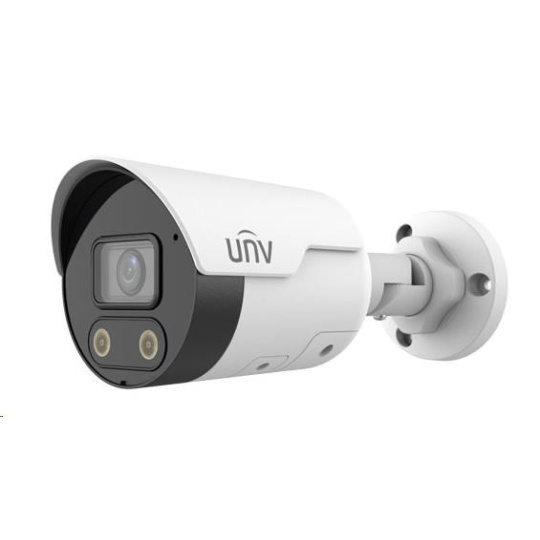 Uniview IPC2124SB-ADF28KMC-I0, 4Mpix, H.265, zv. 2,8 mm (101,1°), Mic., reproduktor, IR 30 m, biele osvetlenie, IP67