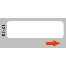 Niimbot štítky RP 12x40mm 155ks White pro D11 a D110 Niimbot štítky RP 12x40mm 155ks White pro D11 a D110