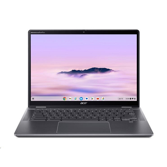 ACER NTB Chromebook Plus Spin 514 (CP514-4HN-374W),Core 3 100U,14"WUXGA,8GB,256GB SSD,UHD,Chrome,Gray