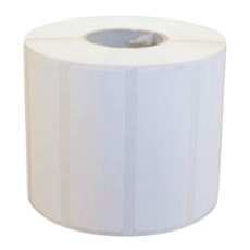 Zebra PolyPro 3000T clear, Zebra PolyPro 3000T, label roll, synthetic, 75x35mm, 4 rolls/box