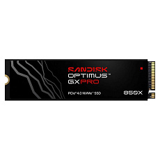 SANDISK SSD OPTIMUS GX PRO 850X NVMe 4TB PCIe, Gen4, (R:7300, W:6300MB/s) SANDISK SSD OPTIMUS GX PRO 850X NVMe 4TB PCIe, Gen4, (R:7300, W:6300MB/s)