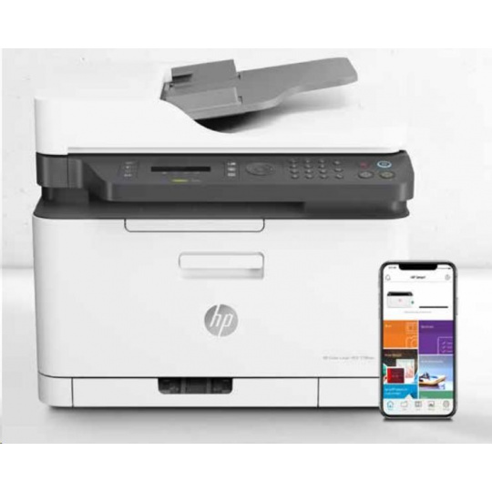 HP Color Laser 179FNW (A4,18/4 str./min., USB 2.0, Ethernet, Wi-Fi, tlač/skenovanie/kopírovanie/fax)