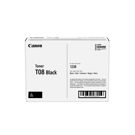 Toner CANON T08BK