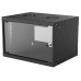 Intellinet 19" rack BASIC 6U/560 mm, čierny, rozložený flatpack