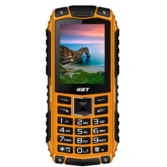 iGET Defender D10, Dual SIM, oranžová