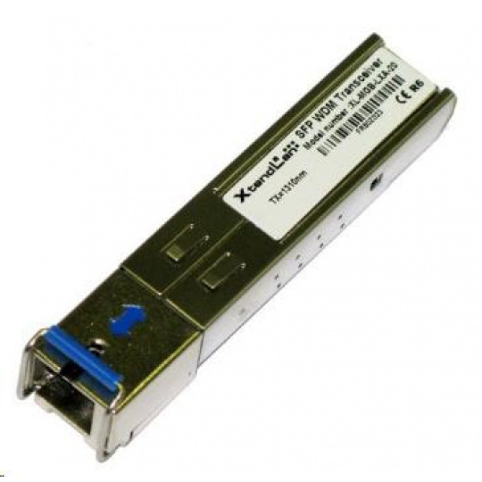 Optický SFP modul SM/MM (1310nm/1550nm), WDM, 1,25 Gb/s,SC,20km,DDM(CISCO,DELL,Planet,ZyXEL,TP-LINK,UBNT,MikroTik komp.)